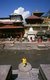 Nepal: A sadhu stands in front of the Bagmati River, Pashupatinath, Kathmandu